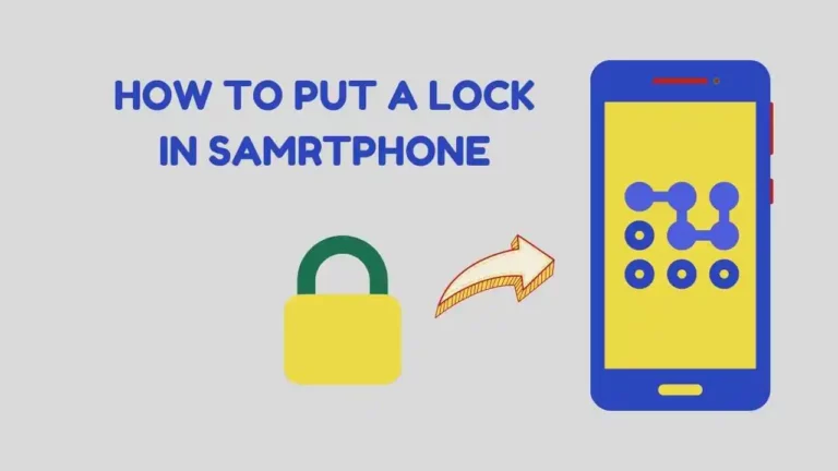 How to put a lock in a mobile
