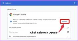 Update Chrome Browser on laptop, pc & macbook