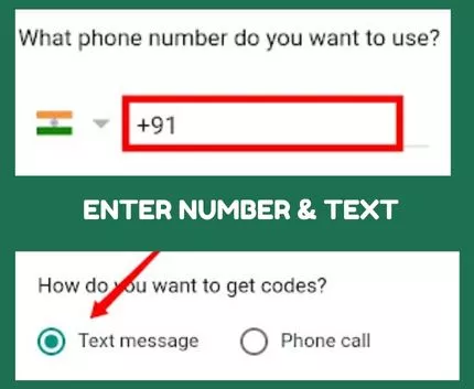 Two-Step Verification On 6-digit OTP - enter your mobile number